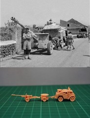 1/144 WWII British CMP FAT & 25pdr Gun (fine detail) Resin kit (#BRT611)