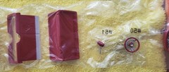 AMT CustomShop 1958 Ford Edsel Black Red Top Un-Built 1/25~No Box ~Parts bagged