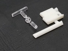 Diamond REO Truck Tractor BACK UP LIGHT & BRACKET for 1:25 AMT Model Kit
