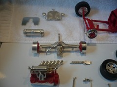 Vintage Model Amt Tom Danel Red Baron for parts or restore free shipping