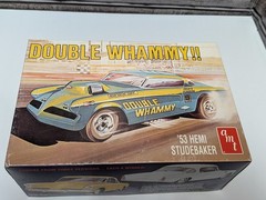 AMT ’53 Hemi Studebaker Double Whammy Car Plastic Model Kit