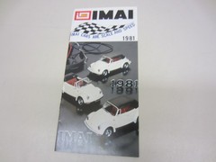 Vintage 1981/1982 IMAI Model Car Kit Catalog Japan Catalogs