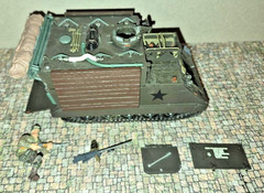 Tamiya 1:35 WWII us army military personnel carrier vehicle custom built model