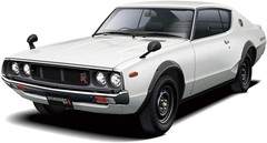 AOSHIMA The Model Car No. 15 1/24 Nissan KPGC110 Skyline HT2000GT-R ’73