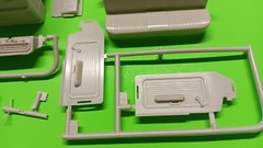 1967 Ford F-100 Pickup Truck Moebius 1/25 Cab Body Hood Glass Interior Tub