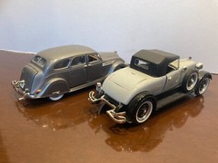 TWO Signature Models 1:32 Diecast Model: 1928 Ford and 1936 Chrysler Airflow
