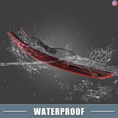 Rear Bumper Reflector Fog Brake Tail Turn Signal Light Red Yellow LED for