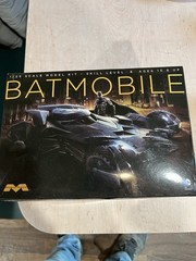 Moebius Models 1/25 Batmobile Model Kit DC Comics Batman, Unpainted MPN 964