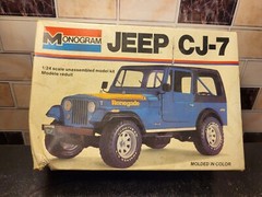 1977 MONOGRAM JEEP CJ-7 RENEGADE MODEL KIT 1:24 Scale New Unassembled #2223