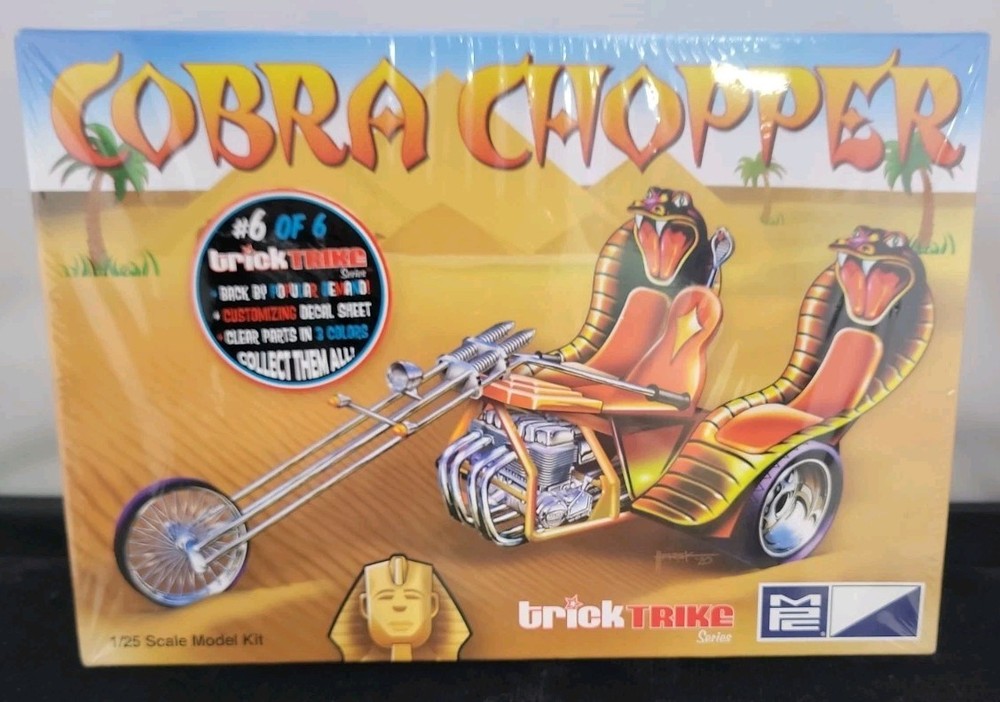 MPC 1/25 Cobra Chopper Trick Trikes Series Model Kit MPC896 Plastics Car/Truck