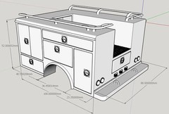 emergency squad 51 model kit. 1/25 scale high detail resin assembly required