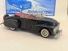 1950’s Ace Products Sports Roadster Wooden Model Kit – Orig 1950 Build with Box