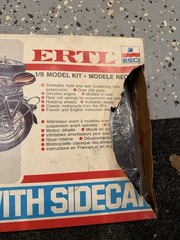 Ertl 1/9 BMW R-75 motorcycle with Sidecar WP235