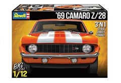 NIB Revell 12812 69 Chevy Camaro Z28 3N1 1:12 Kit
