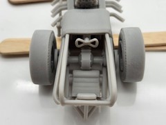 1960s Small Old School Dragster With Small Block Superch V8 1/25 Scale Mode Kit