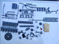 Revell 1961 Chrysler Slant Six Motorized Engine 1/4 Model Kit H-1553 *Incomplete