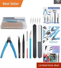 Durable and Portable 8-Piece Model Tools Set for Beginner and Advanced Modelers