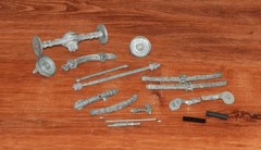 Hubley Packard Parts Suspension, Steering Gears, Link,and Spare Tire Holder 17PC