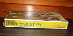 Hasegawa German Army 8 Ton Half Track Quadruple 20mm AA Sd.Kfz Model Kit