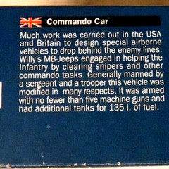 1/35 Italeri British SAS Commando Jeep 1/4 ton 4X4 LRDG # 320
