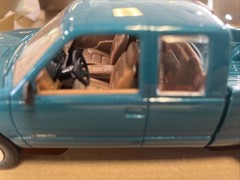 1/25 Plastic AMT Ertl Promo 1995 Chevrolet C3500 Dually Pickup Teal Green 6992EO
