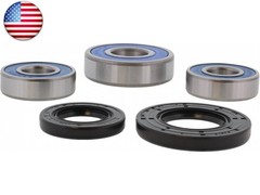 All Balls Racing Wheel Bearing Kit Rear Compatible with/Replacement for Suzuki