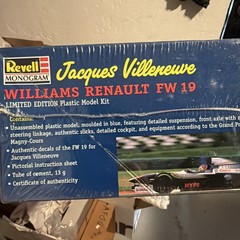 Revell🏁Goodyear🏁Jacques Villeneuve🏎️Formula 1 Champion 1/24 Model Sealed