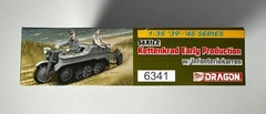 Dragon #6341 1/35 Scale Sd.Kfz. 2 Kettenkrad w/Infanteriekarren – Parts Sealed