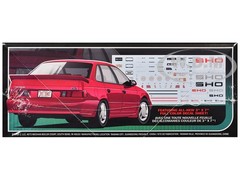 SKILL 2 MODEL KIT 1991 FORD TAURUS SHO 1/25 SCALE MODEL CAR BY AMT AMT1554 M