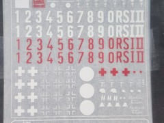 Verlinden Productions 1/35 Decal WWII German Army Vehicle Markings Dry Transfer