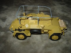 Built German Armored Vehicle 5-1/2 inches long Well Built & Painted Ex Cond