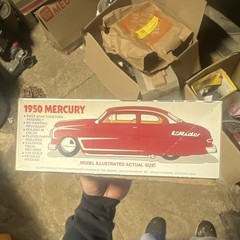 MPC Super Snap 1/25 1950 Mercury LoRider Model Kit Pre-Colored No Glue 1-3303
