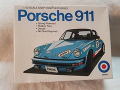 ENTEX #9100 PORSCHE 911 CARRERA – 1/32 SCALE MODEL KIT Snap Kit Unbuilt!