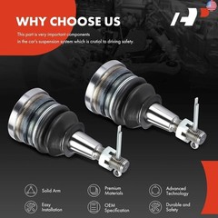 A-Premium 2 x Front Upper Ball Joint, Compatible with Chevrolet & GMC &