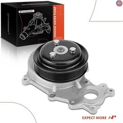 A-Premium Engine Water Pump with Gasket & Pulley Compatible with Ford F-150