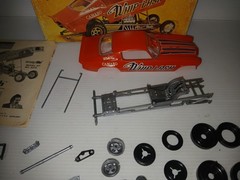 monogram 1/32 Whiplash Camaro Funny Car Junkyard Plastic Model Part Lot