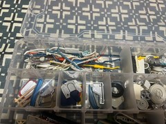 PLASTIC CAR MODEL 1/24TH SCALE MISC SPARE PARTS READY FOR NEW OWNER LARGE LOT!