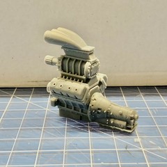 Hemi Blown Supercharged Engine 1/25