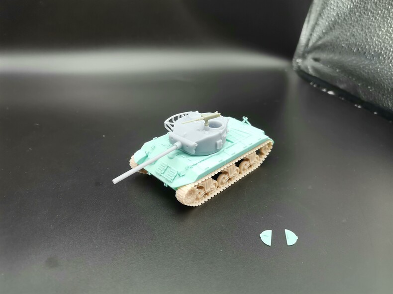 3D printing 1/72/48/87‌‌ US T23 Medium Tank‌ kit Uncoated
