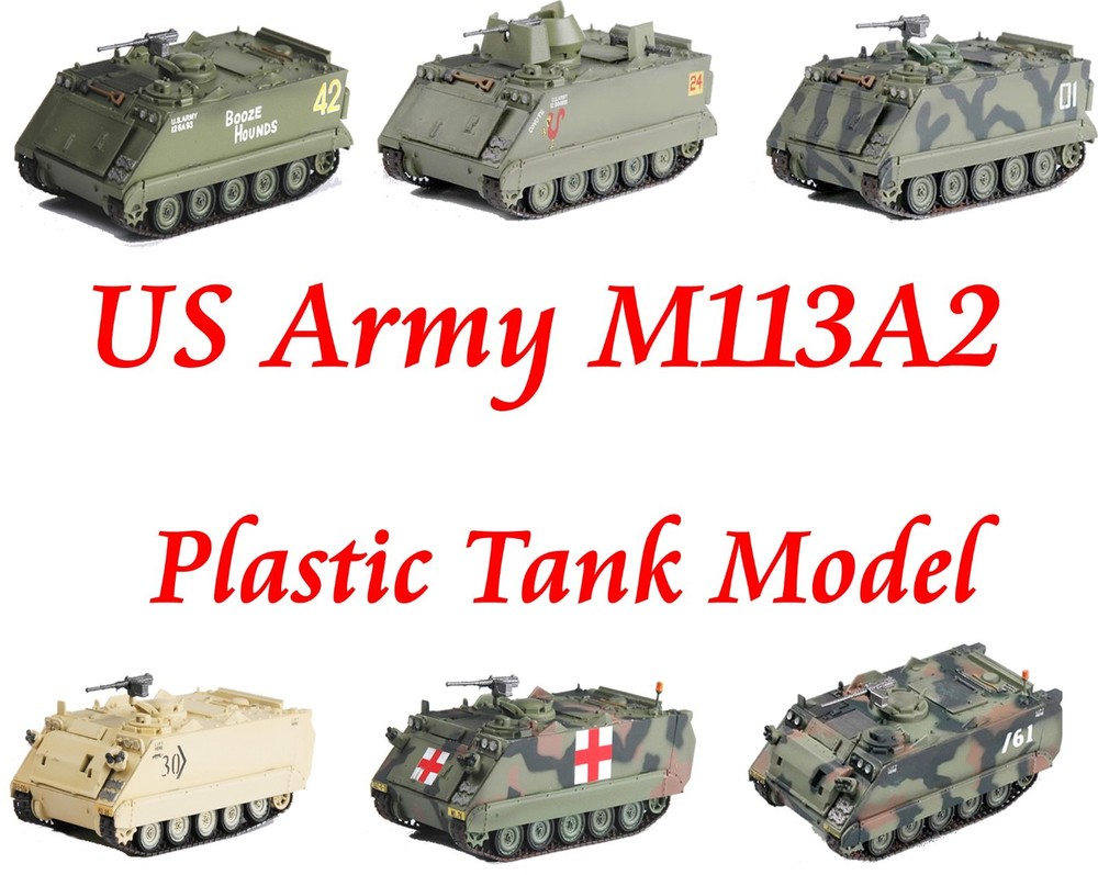 Easy Model US Army 1/72 M113A2 Plastic Model All M113A2 All Of Easy Model