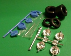 AMT 66 1966 Nova SS 1/25 Pro Street Big Little Slick Tire Centerline Rim Wheel