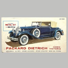 Hubley Packard Dietrich Conv. Victoria 1:22 Metal Kit Unassembled Model