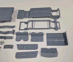 ABS-LIKE RESIN 3D PRINTED 1/25 1970 CADILLAC DEVILLE CONVERTIBLE KIT
