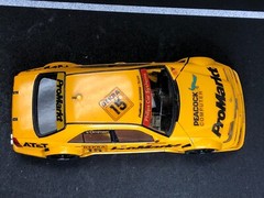 Pre-built AS-IS Unbranded Plastic Model Kit MERCEDES-BENZ AMG PROMARKT Yellow