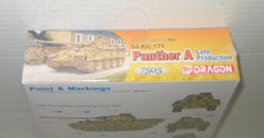 Dragon 1/72 20MM WWII German Tank Panther Ausf. A Late Production 7505