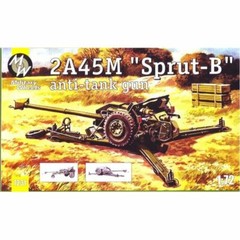 Military Wheels 7231 Anti-tank gun 2A45M Sprut-B plastic model kit 1/72 scale