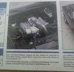 Revell Monogram 87 Buick Grand National 1/24 Street Burner series 1997 Model Kit