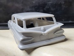 1/25 scale resin 3d printed 1959 Chevy Wagon body model slot car