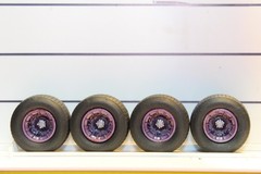 A-3 1/25 scale racing, model car kits, parts dirt track tires and wheels ,