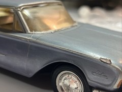 VTG RARE 1960 Release AMT 1960 Ford Starliner Model Kit Built # 1160-139 W/ Box